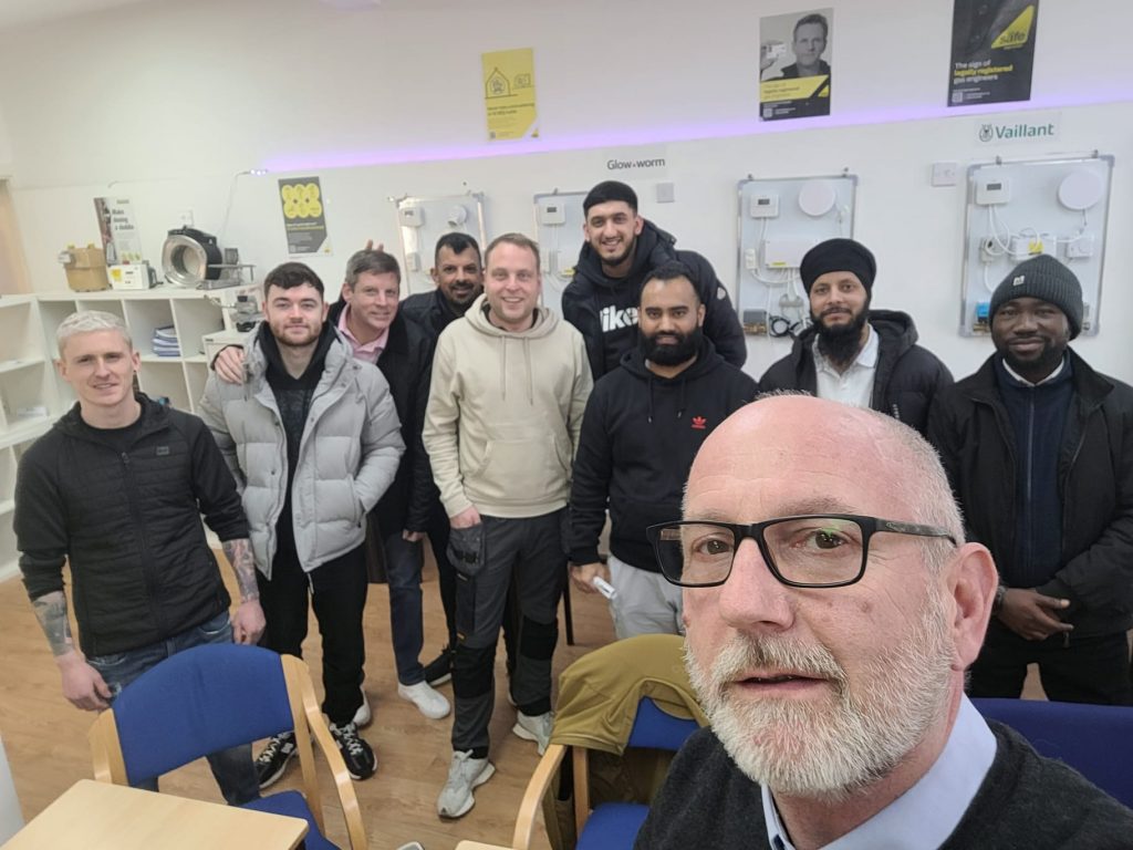 Our gas trainer with his students