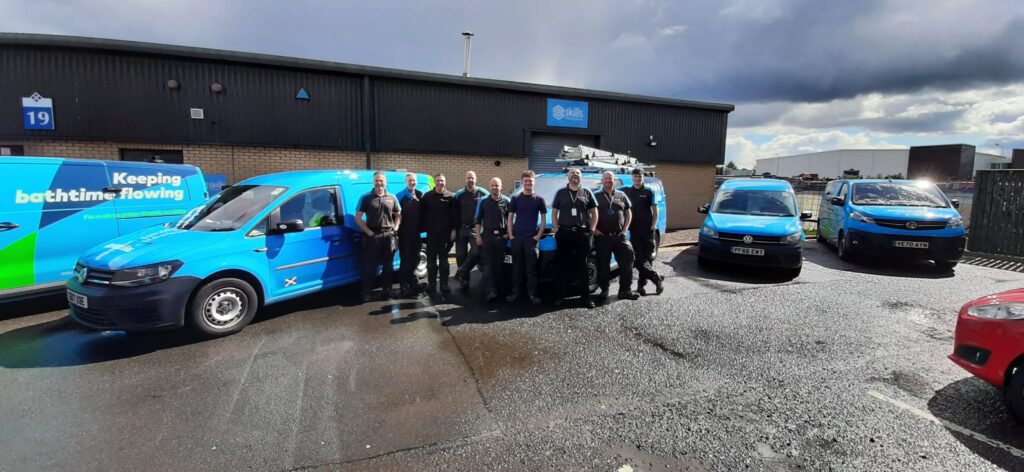 British Gas engineers at our Dalgety Bay Centre