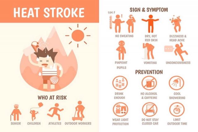 heat stroke symptoms